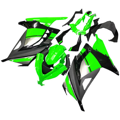 Carene 2013-2017 Plastiche Kawasaki Ninja 300R EX300R Verde Nero Ninja Generic