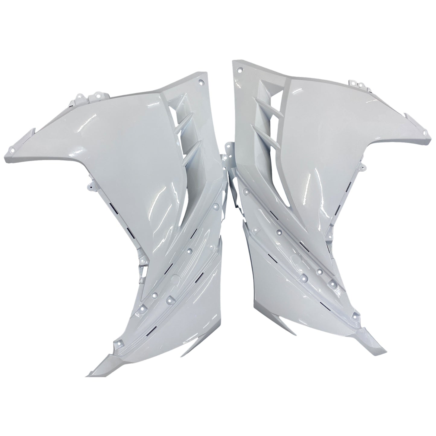 Amotopart 2013-2017 Kawasaki Ex300r Cladding White Kit