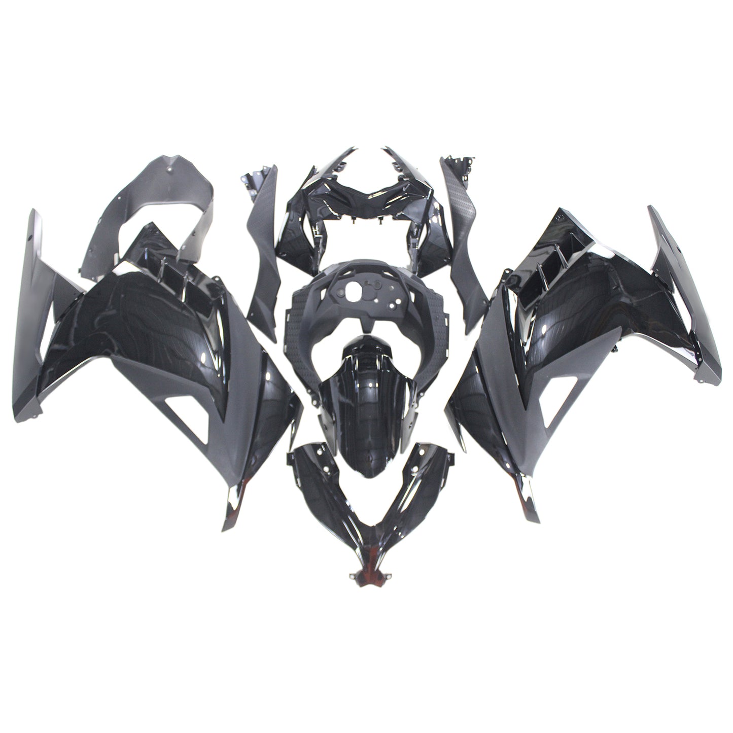 Amotopart Kawasaki 2013-2017 EX300/NINJA300 Kit di rivestimento nero