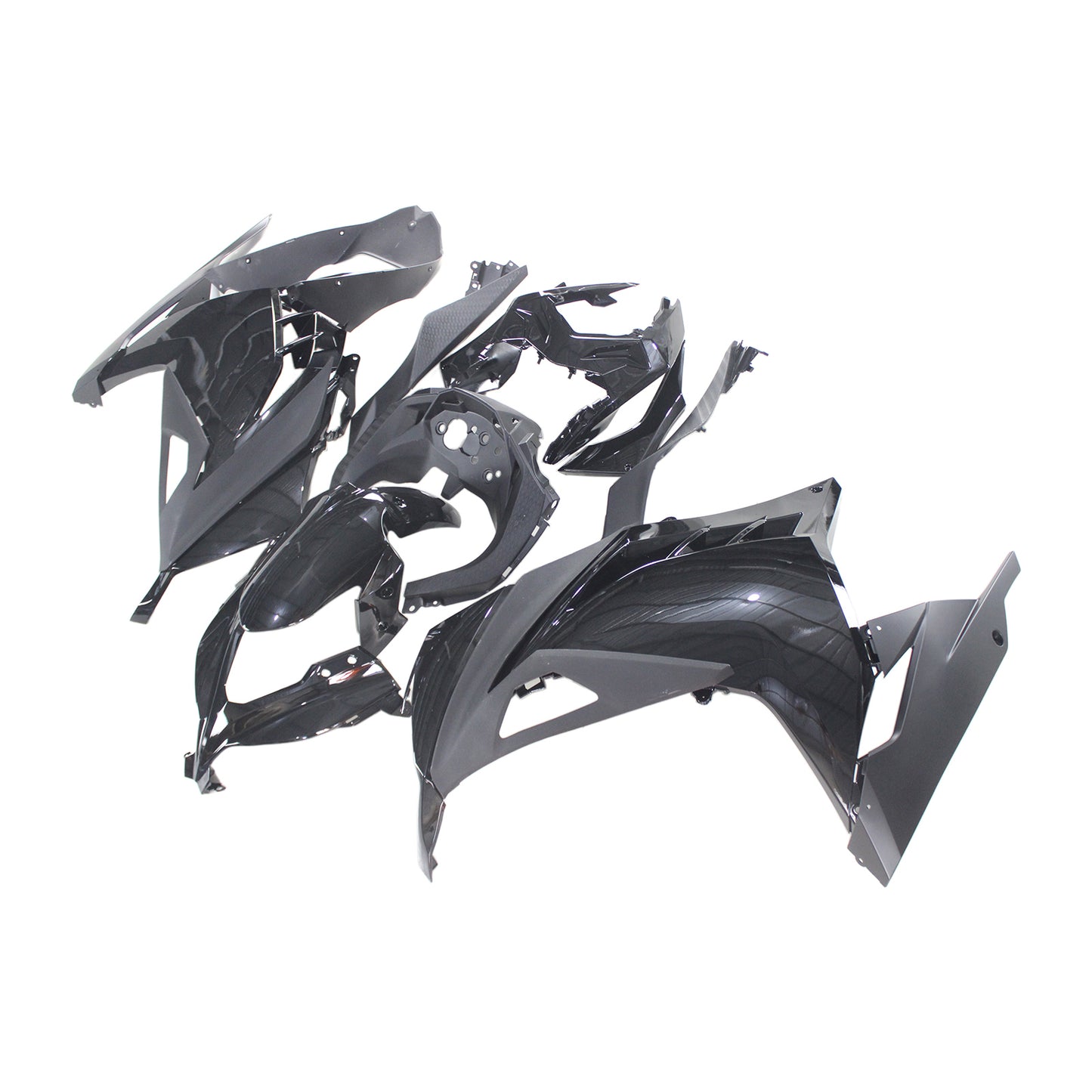 Amotopart Kawasaki 2013-2017 EX300/NINJA300 Kit di rivestimento nero