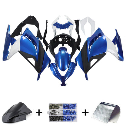 Amotopart Kawasaki 2013-2017 Ex300/Ninja300 Blue White Tearing Kit