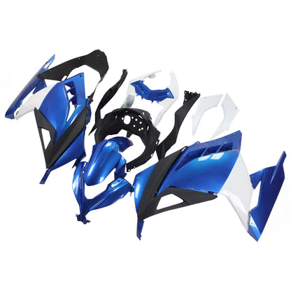 Amotopart Kawasaki 2013-2017 Ex300/Ninja300 Blue White Tearing Kit