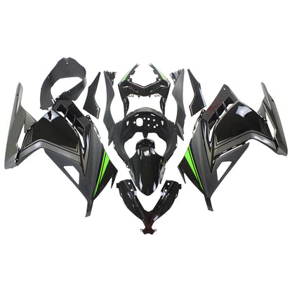 Amotopart Kawasaki 2013-2017 EX300/NINJA300 Black Sliver Fearing Kit