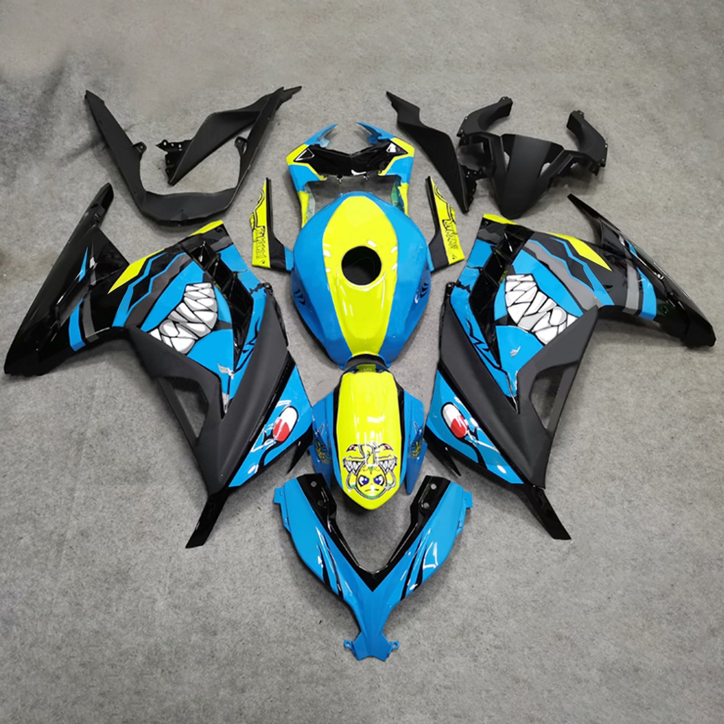 Kit di carenatura Codografia adatta per Kawasaki EX300 Ninja300R 2013-2024
