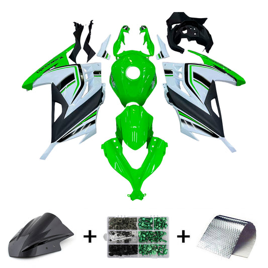 Amotopart Kawasaki EX300/Ninja300 2013-2017 Kit carena Carrozzeria Plastica ABS