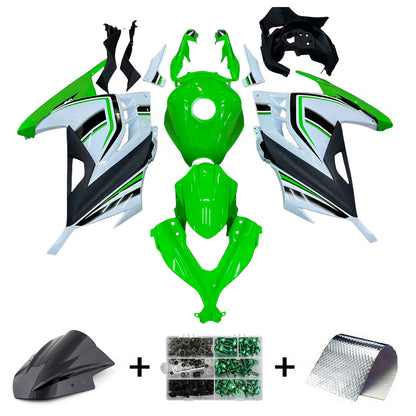 Amotopart Kawasaki EX300/Ninja300 2013-2017 Kit carena Carrozzeria Plastica ABS