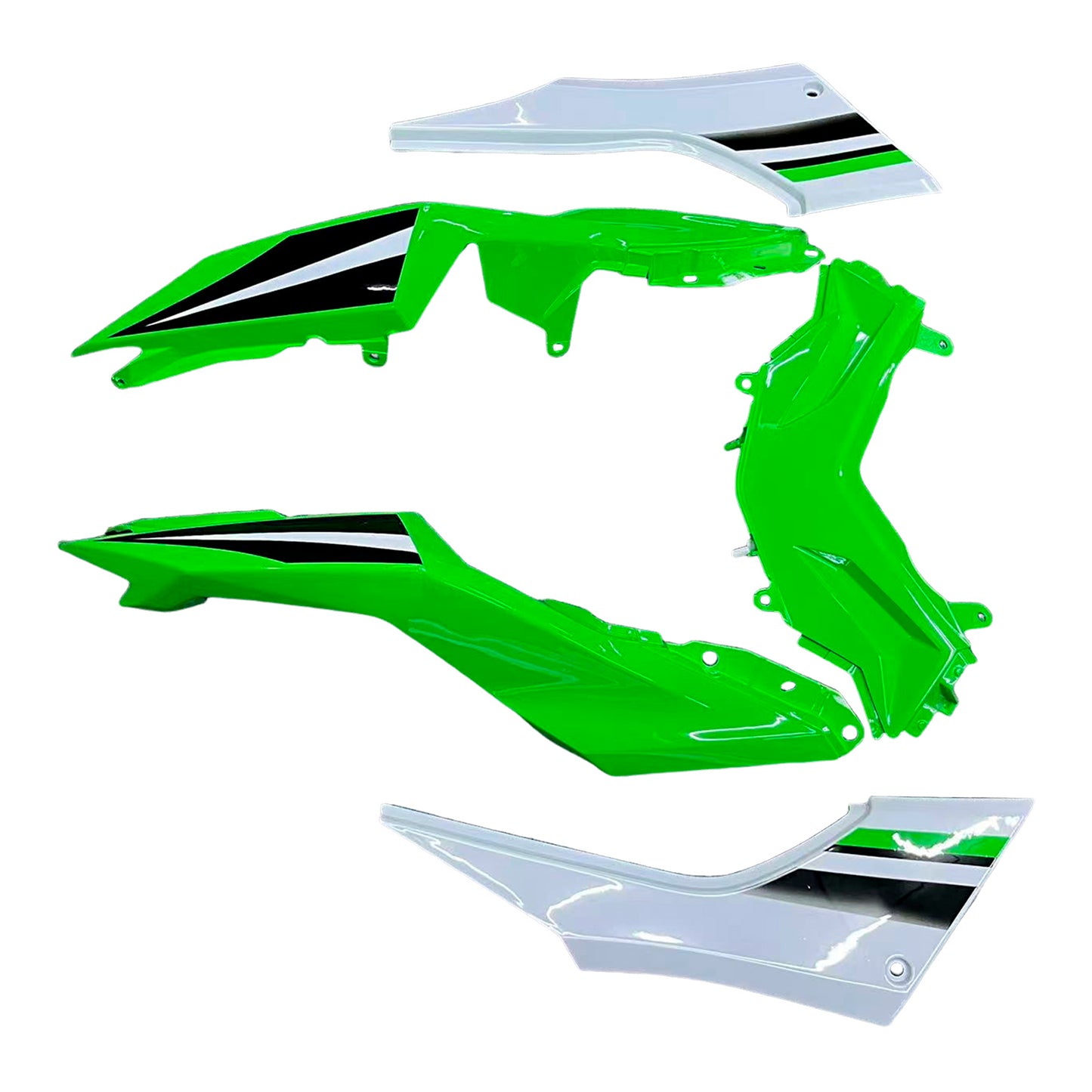 Amotopart Kawasaki EX300/Ninja300 2013-2017 Kit carena Carrozzeria Plastica ABS