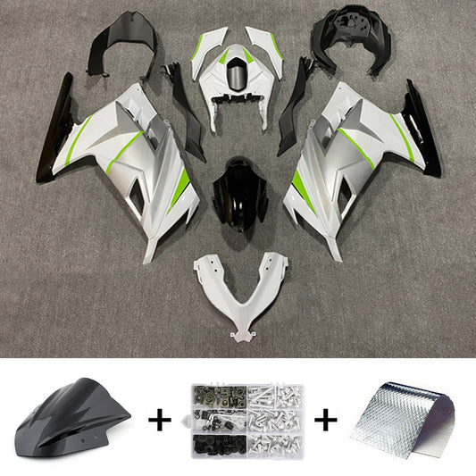 Amotopart Kawasaki EX300/Ninja300 2013-2017 Kit carena Carrozzeria Plastica ABS