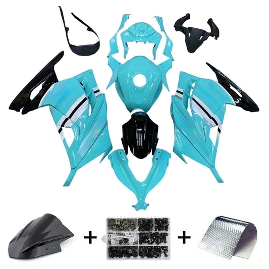 Kit di carenatura Codografia adatta per Kawasaki EX300 Ninja300R 2013-2024