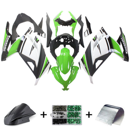 Amotopart Kawasaki EX300/Ninja300 2013-2017 Kit carena Carrozzeria Plastica ABS