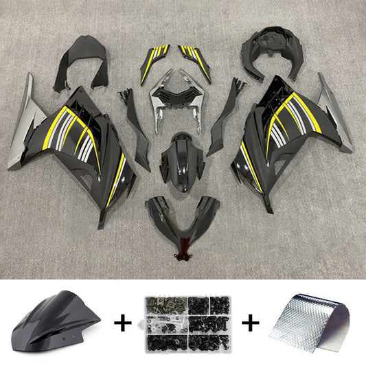 Amotopart Kawasaki EX300/Ninja300 2013-2017 Kit carena Carrozzeria Plastica ABS