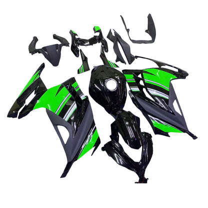 Amotopart Kawasaki EX300/Ninja300 2013-2017 Kit carena Carrozzeria Plastica ABS