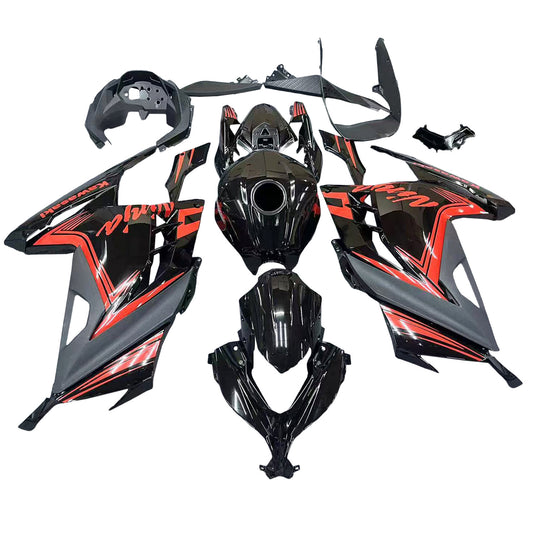 Amotopart Kawasaki EX300/Ninja300 2013-2017 Kit carena Carrozzeria Plastica ABS