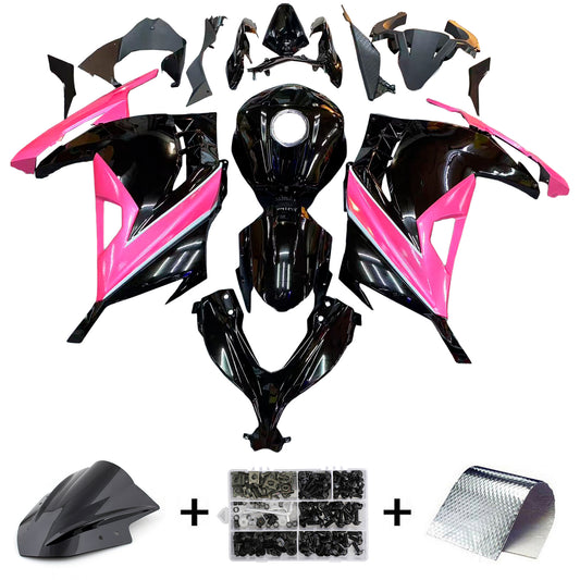 Amotopart Kawasaki EX300/Ninja300 2013-2017 Kit carena Carrozzeria Plastica ABS