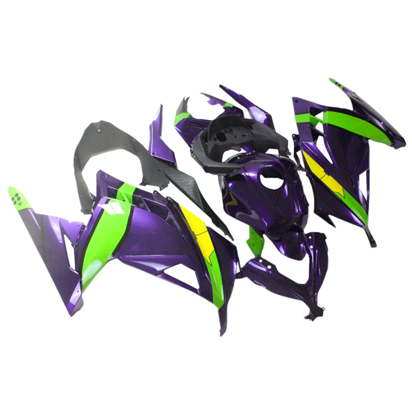 Kit di carenatura Codografia adatta per Kawasaki EX300 Ninja300R 2013-2024