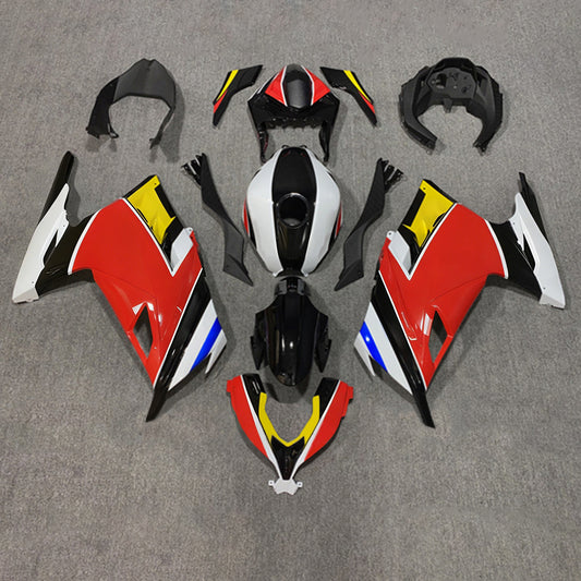Amotopart Kawasaki EX300/Ninja300 2013-2017 Kit carena Carrozzeria Plastica ABS