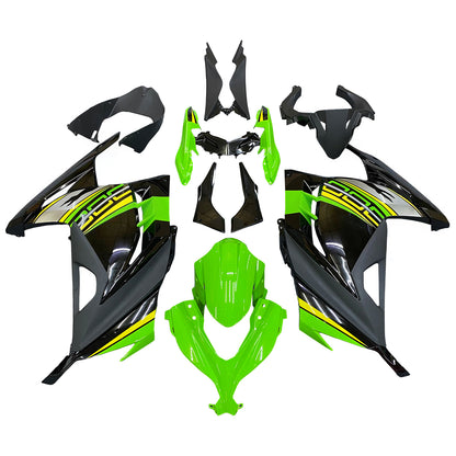 Amotopart Kawasaki EX300/Ninja300 2013-2017 Kit carena Carrozzeria Plastica ABS