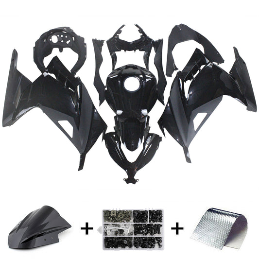 Amotopart Kawasaki EX300/Ninja300 2013-2017 Kit carena Carrozzeria Plastica ABS