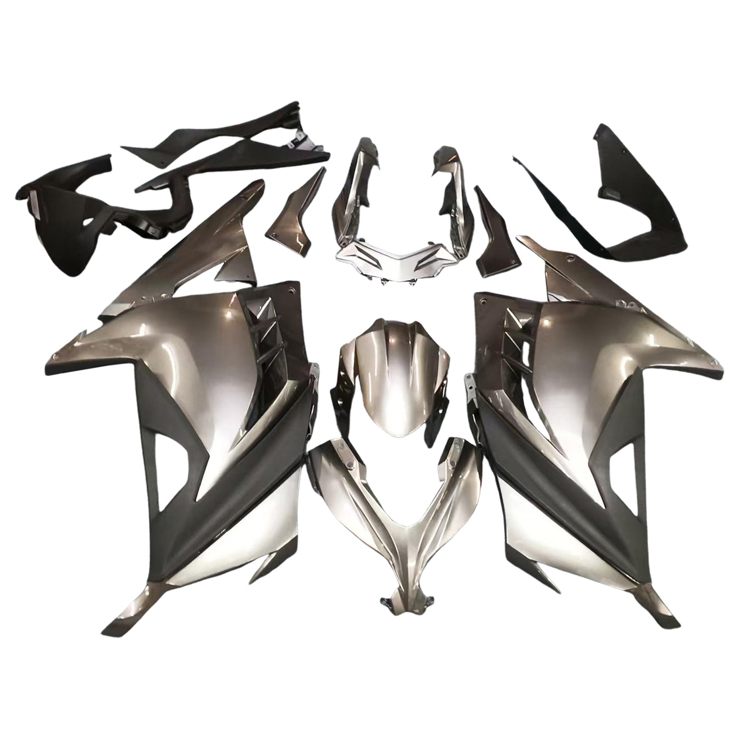 Amotopart Kawasaki EX300/Ninja300 2013-2017 Kit carena Carrozzeria Plastica ABS