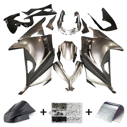 Amotopart Kawasaki EX300/Ninja300 2013-2017 Kit carena Carrozzeria Plastica ABS