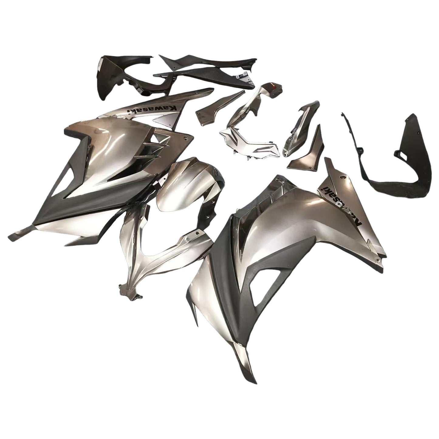 Amotopart Kawasaki EX300/Ninja300 2013-2017 Kit carena Carrozzeria Plastica ABS