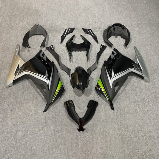 Amotopart Kawasaki EX300/Ninja300 2013-2017 Kit carena Carrozzeria Plastica ABS