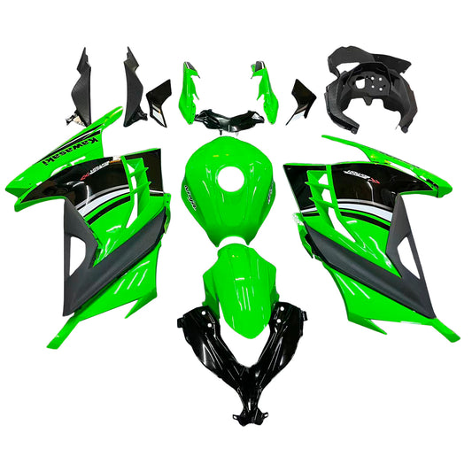 Amotopart Kawasaki EX300/Ninja300 2013-2017 Kit carena Carrozzeria Plastica ABS