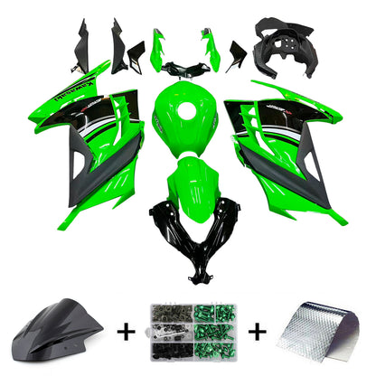 Amotopart Kawasaki EX300/Ninja300 2013-2017 Kit carena Carrozzeria Plastica ABS