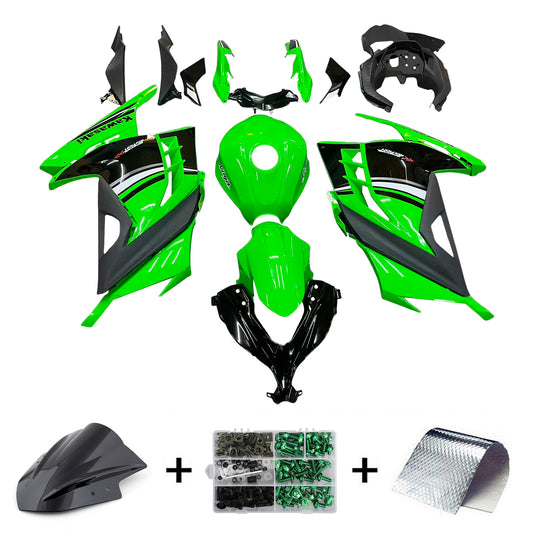 Amotopart Kawasaki EX300/Ninja300 2013-2017 Kit carena Carrozzeria Plastica ABS