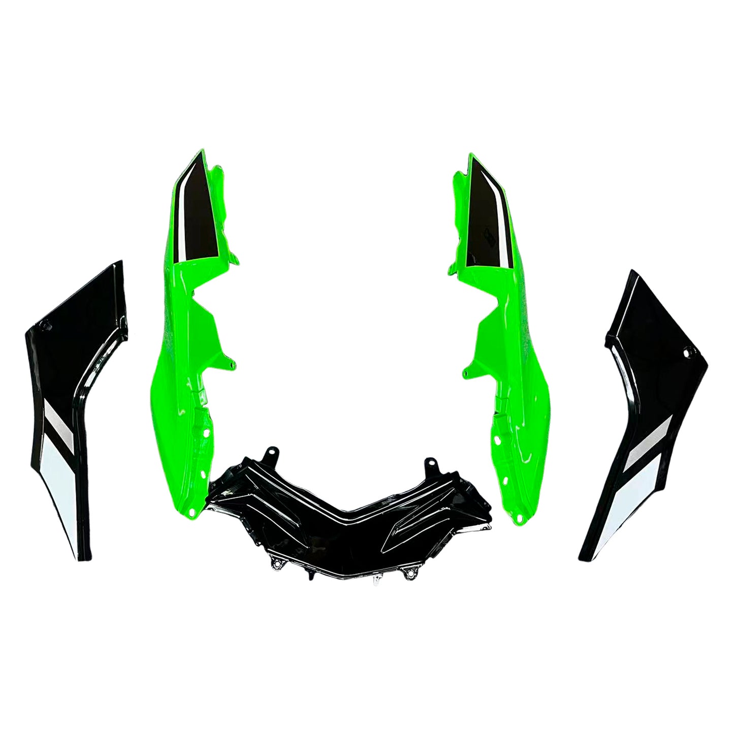 Amotopart Kawasaki EX300/Ninja300 2013-2017 Kit carena Carrozzeria Plastica ABS