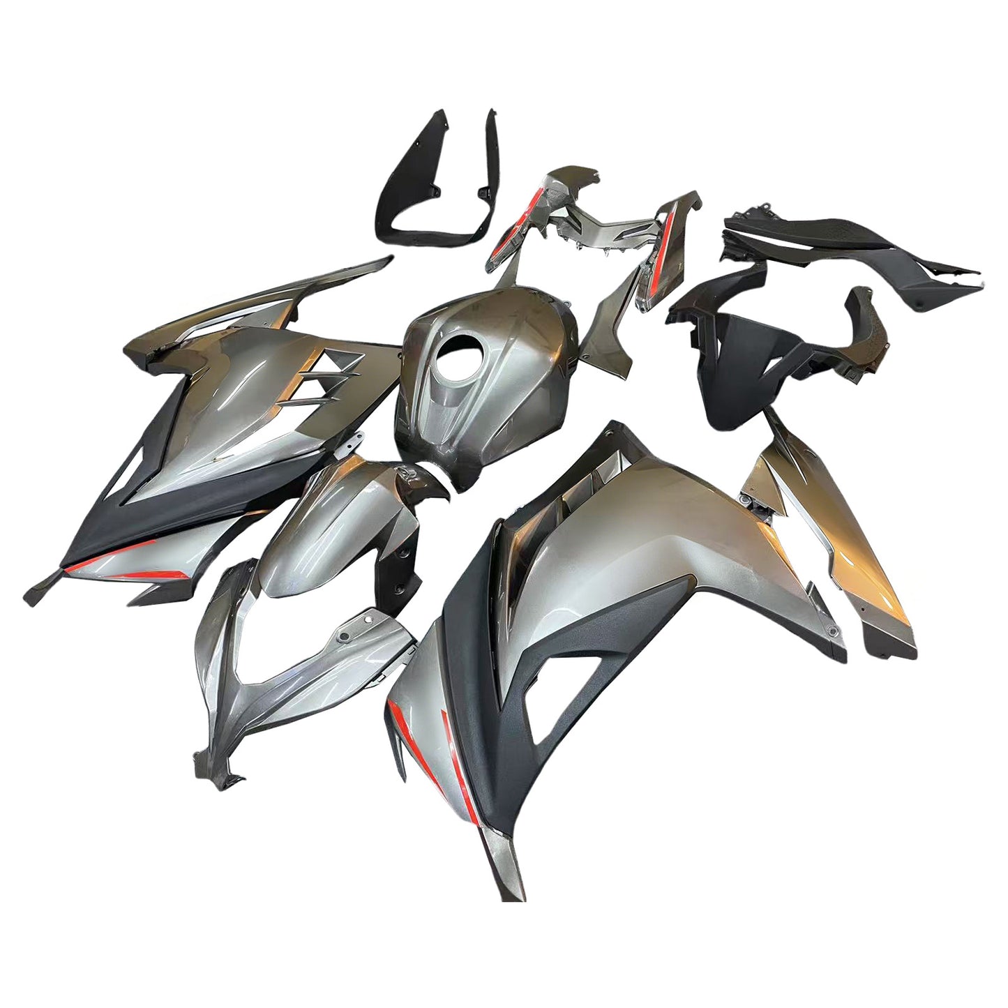 Amotopart Kawasaki EX300/Ninja300 2013-2017 Kit carena Carrozzeria Plastica ABS