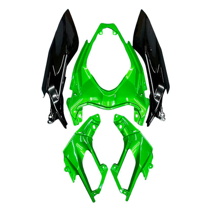 Amotopart 2018-2020 Kawasaki Ex400/Ninja400 Giadding Black & Green Kit