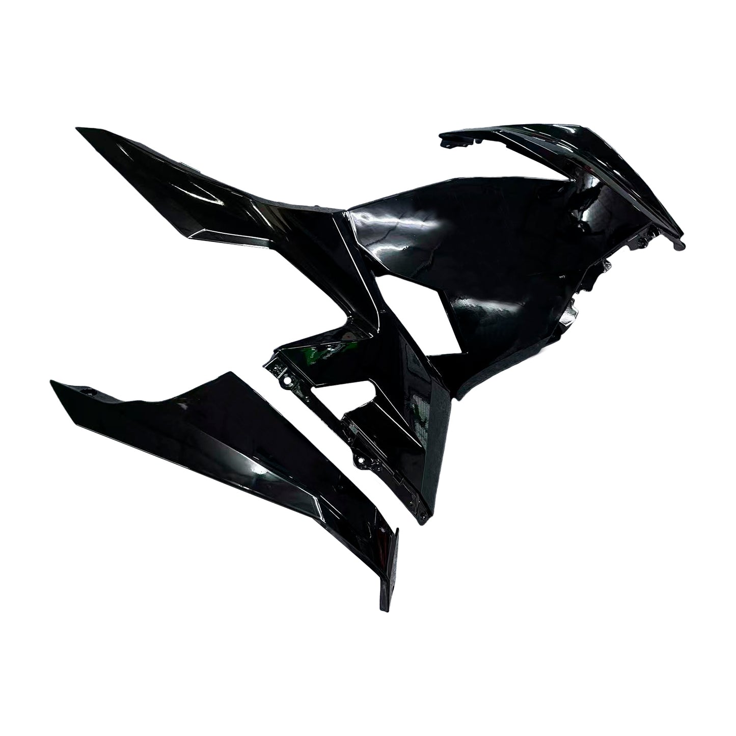 Amotopart 2018-2020 Kawasaki Ex400/Ninja400 Giadding Black & Green Kit