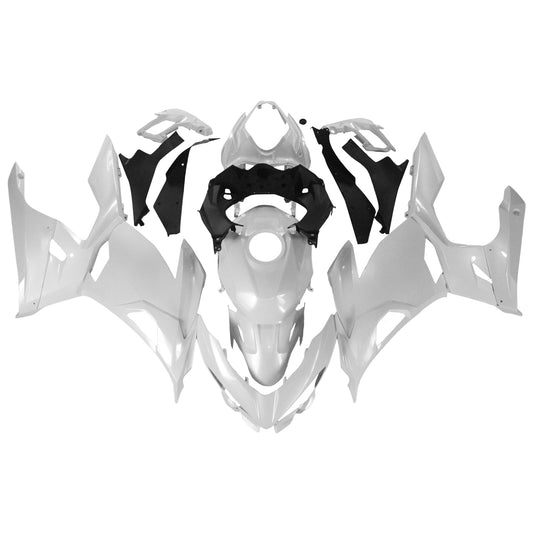 Amotopart Kawasaki Ex400/Ninja400 2018-2020 Kit White Fearing
