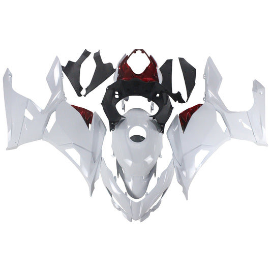 Amotopart Kawasaki Ex400/Ninja400 2018-2020 Wei? E Red Disguise Kit