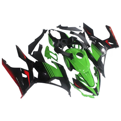 Amotopart Kawasaki Ex400/Ninja400 2018-2020 Green Black Fearing Kit
