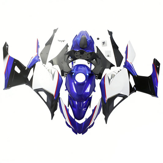 Amotopart Kawasaki Ex400/Ninja400 2018-2020 kit di carenatura blu lucida