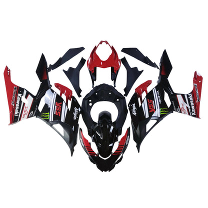 Amotopart Kawasaki EX400 Ninja400 2018-2023 Kit Carenatura Carrozzeria Plastica ABS