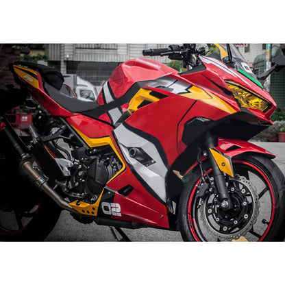 Amotopart Kawasaki EX400 Ninja400 2018-2023 Kit Carenatura Carrozzeria Plastica ABS