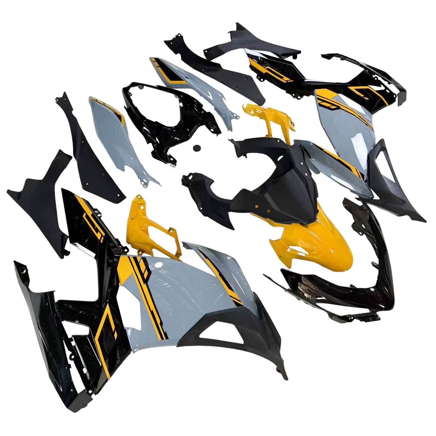 Amotopart Kawasaki EX400 Ninja400 2018-2023 Kit Carenatura Carrozzeria Plastica ABS