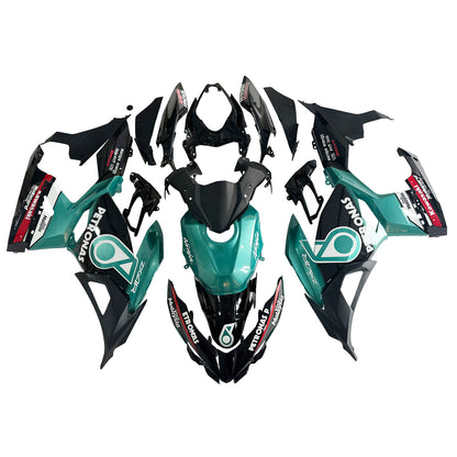 Amotopart Kawasaki EX400 Ninja400 2018-2023 Kit Carenatura Carrozzeria Plastica ABS