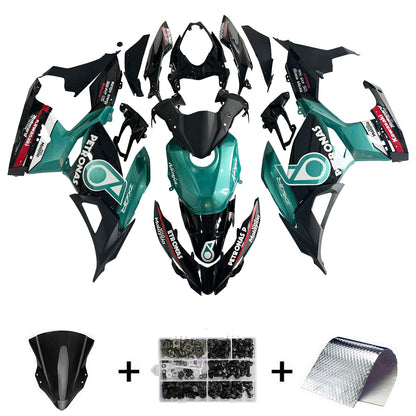 Amotopart Kawasaki EX400 Ninja400 2018-2023 Kit Carenatura Carrozzeria Plastica ABS