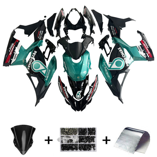 Amotopart Kawasaki EX400 Ninja400 2018-2023 Kit Carenatura Carrozzeria Plastica ABS