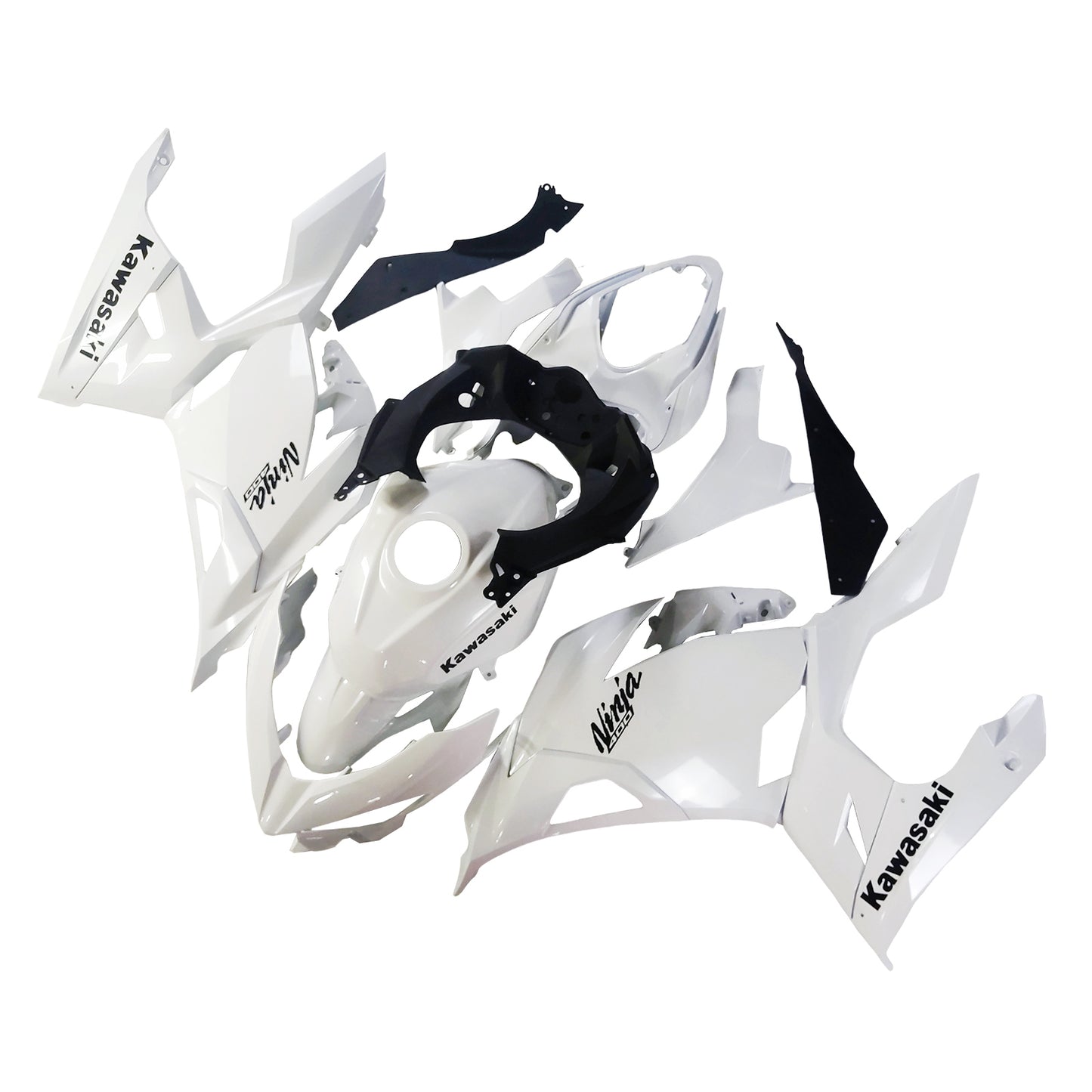 Amotopart Kawasaki EX400 Ninja400 2018-2023 Kit Carenatura Carrozzeria Plastica ABS