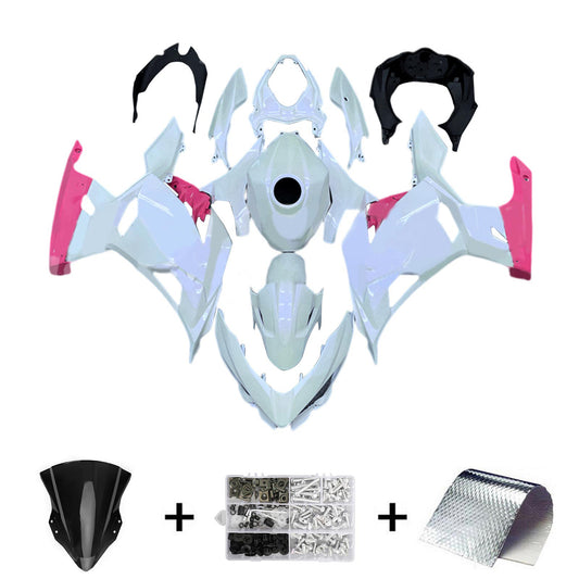 Amotopart Kawasaki EX400 Ninja400 2018-2023 Kit Carenatura Carrozzeria Plastica ABS