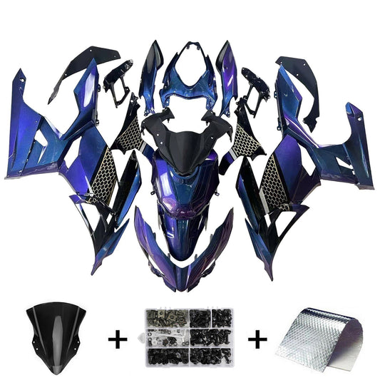 Amotopart Kawasaki EX400 Ninja400 2018-2023 Kit Carenatura Carrozzeria Plastica ABS