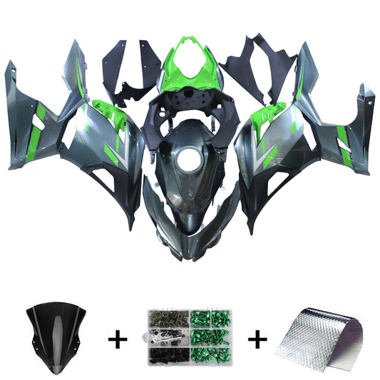 Amotopart Kawasaki EX400 Ninja400 2018-2023 Kit Carenatura Carrozzeria Plastica ABS