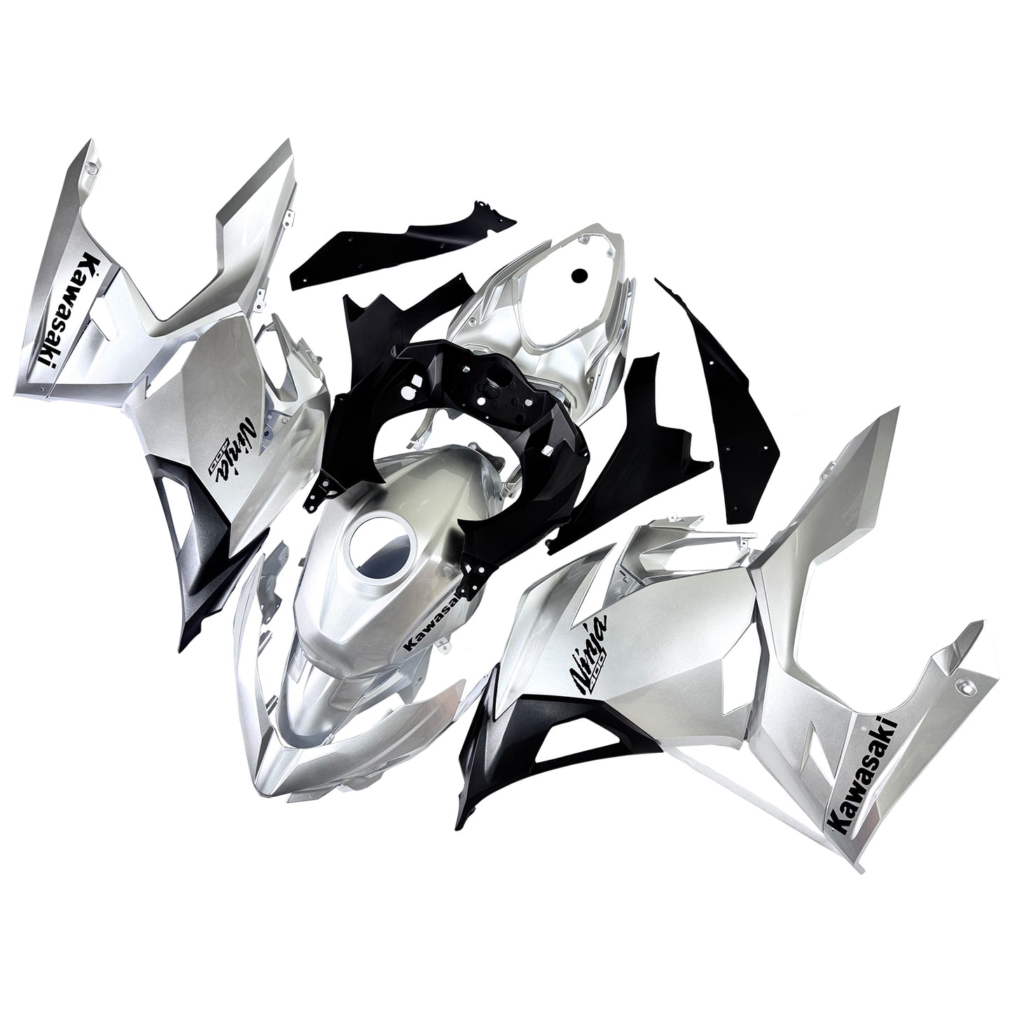 Amotopart Kawasaki EX400 Ninja400 2018-2023 Kit Carenatura Carrozzeria Plastica ABS