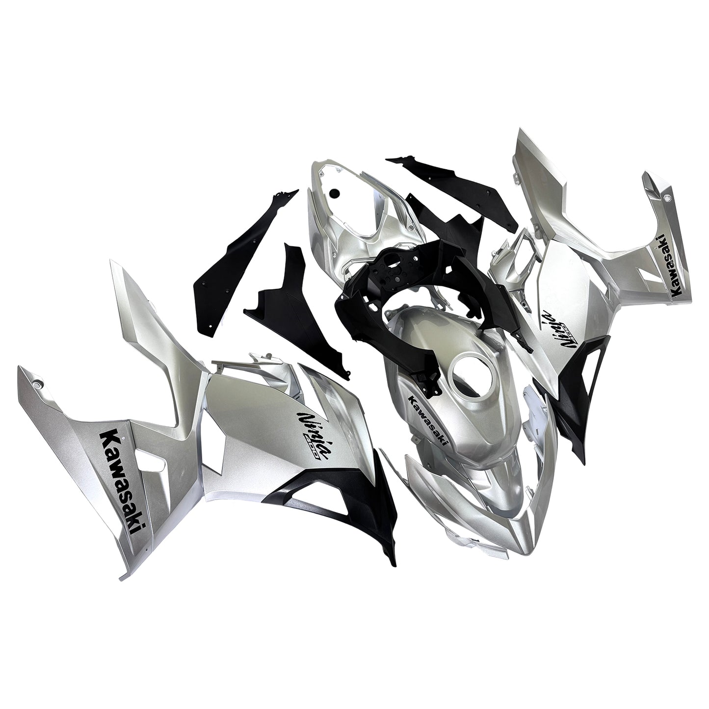Amotopart Kawasaki EX400 Ninja400 2018-2023 Kit Carenatura Carrozzeria Plastica ABS