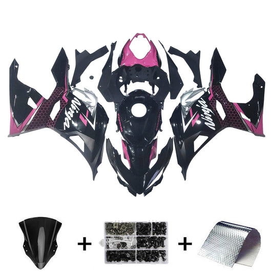 Amotopart Kawasaki EX400/Ninja400 2018-2023 Kit carena Carrozzeria Plastica ABS